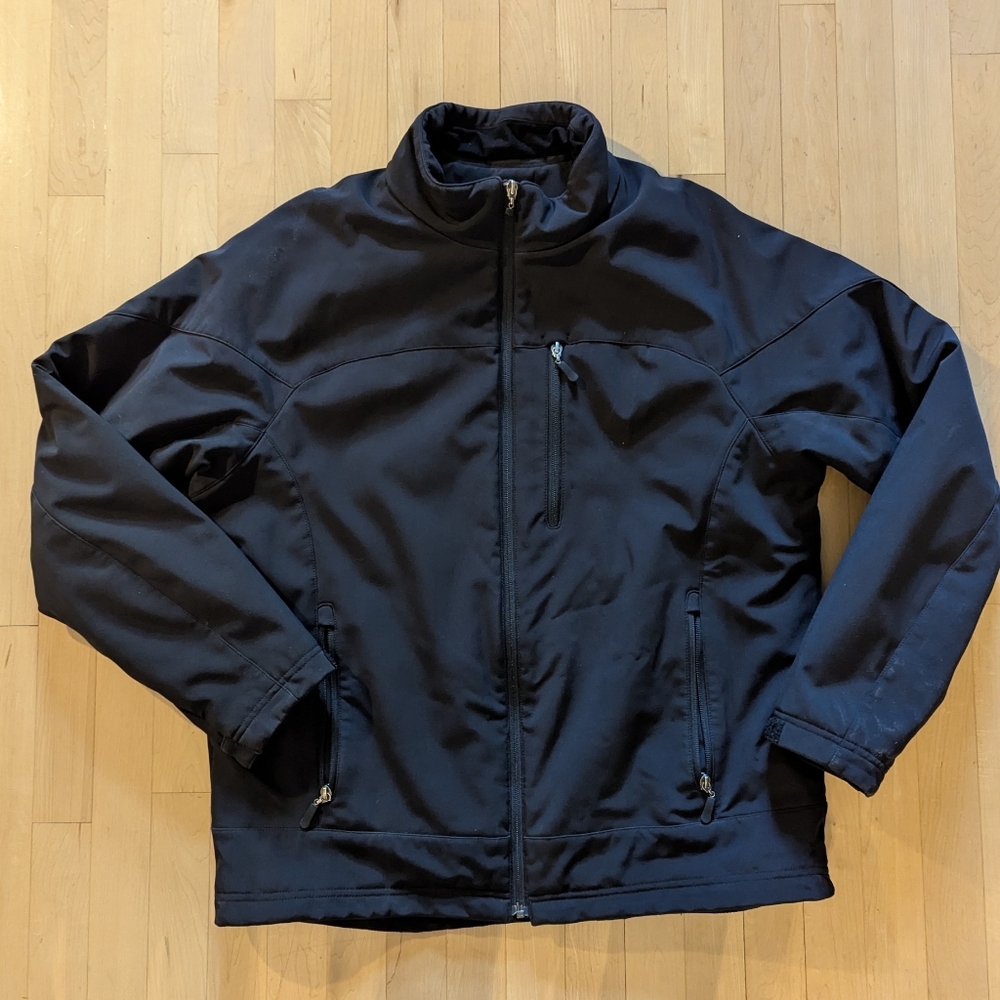 Men's Black Lightweight Zip-Up Jacket